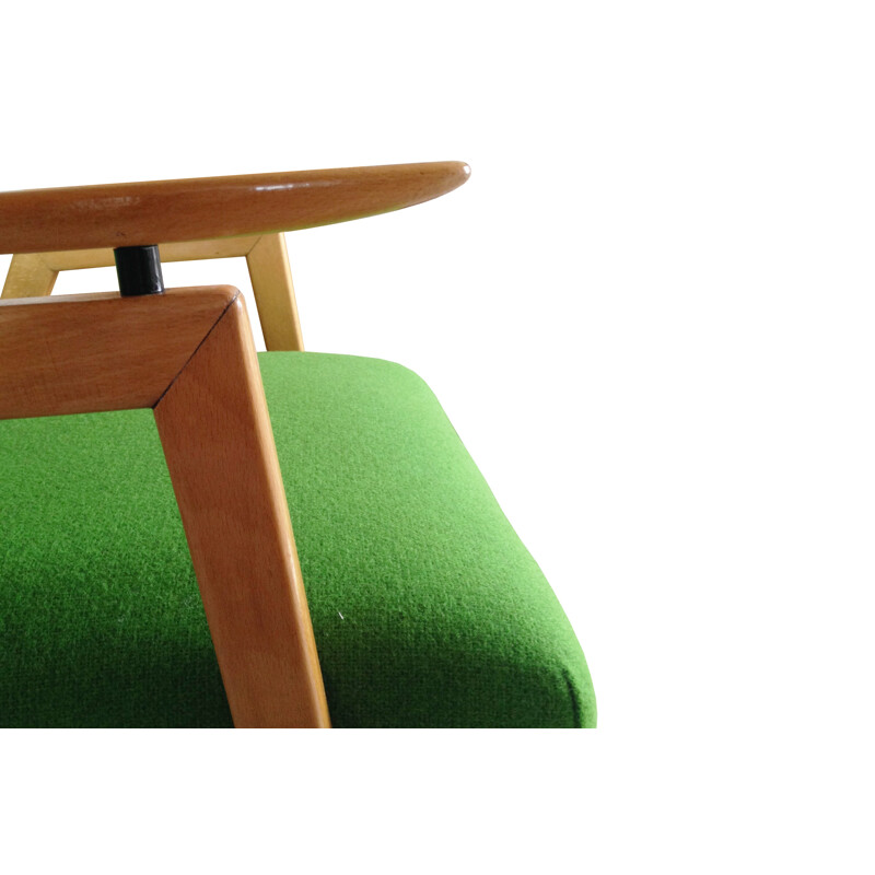 Mid-century green armchair - 1950s