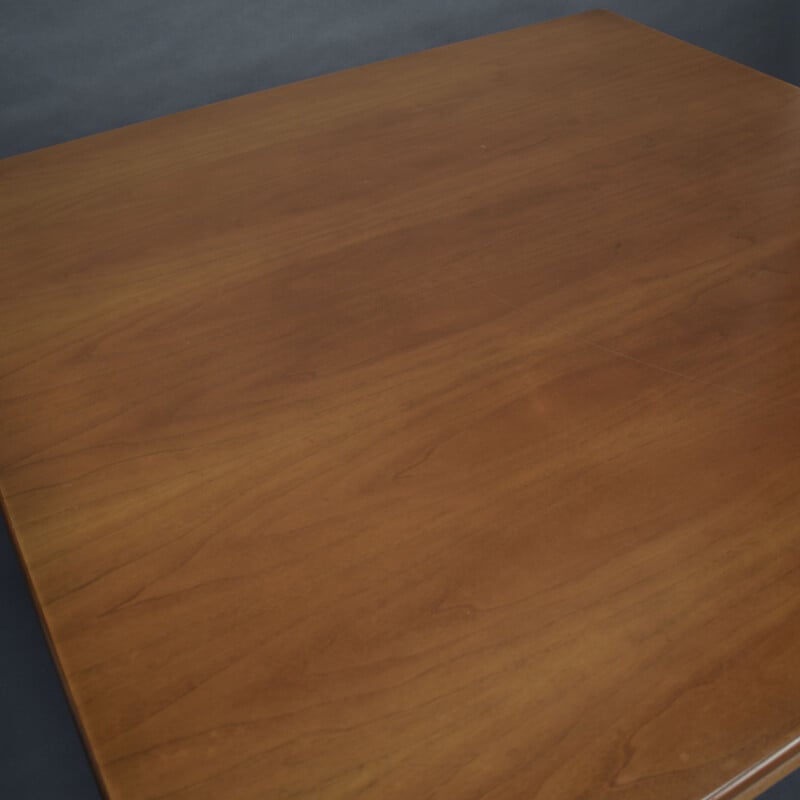 Vintage dining table in wlnut by Afra and Tobia Scarpa for Molteni, Italy 1974s