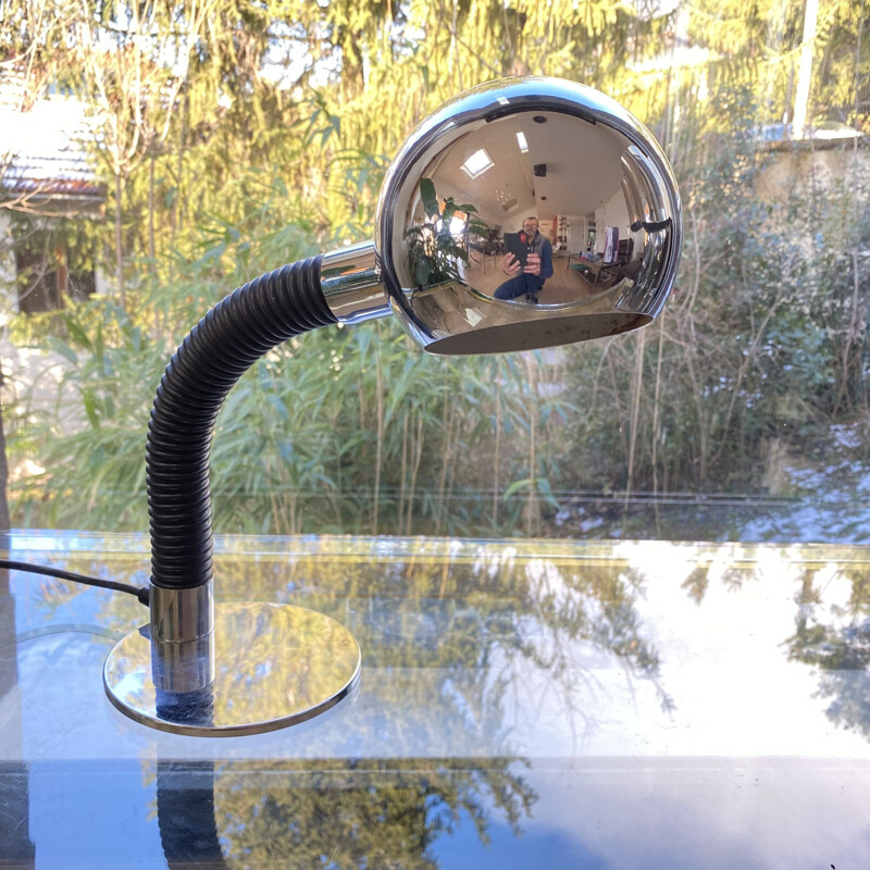 Vintage eye-ball lamp Targetti Sankey, Italy 1970s