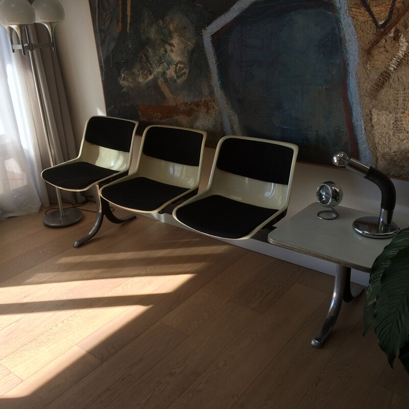 Vintage bench "Modus" by Osvaldo Borsani for Tecno 1970s