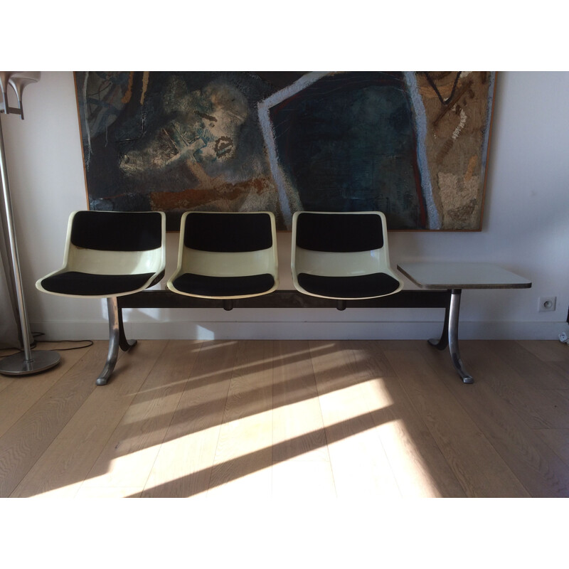 Vintage bench "Modus" by Osvaldo Borsani for Tecno 1970s