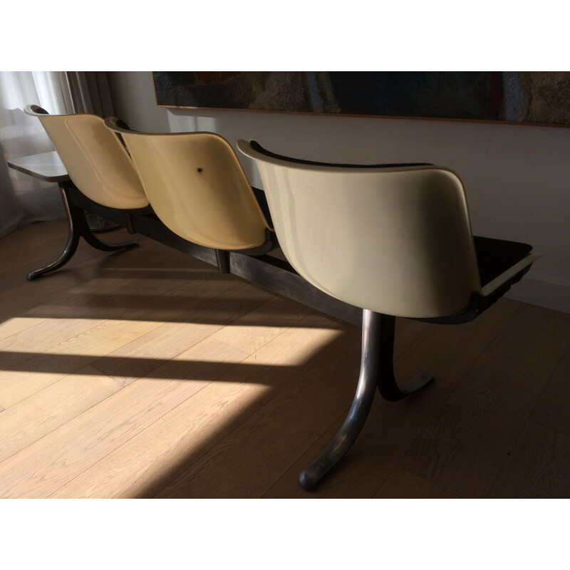 Vintage bench "Modus" by Osvaldo Borsani for Tecno 1970s