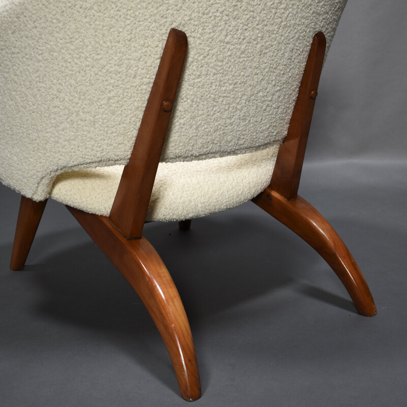 Fauteuil vintage Theo Ruth pour Artifort, Pays-Bas 1950