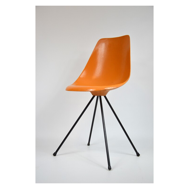 French vintage chair, Jean-René PICARD - 50s