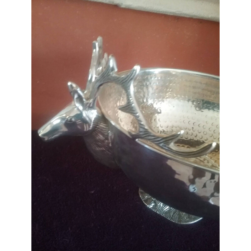 Vintage silver plated metal cooler