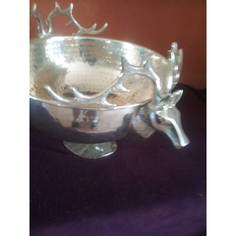 Vintage silver plated metal cooler