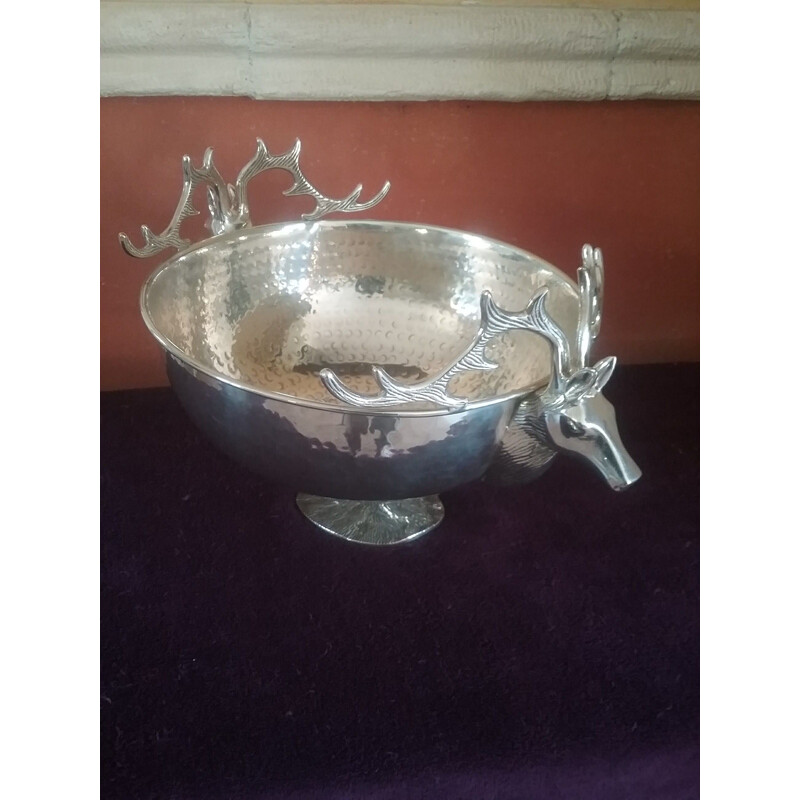 Vintage silver plated metal cooler