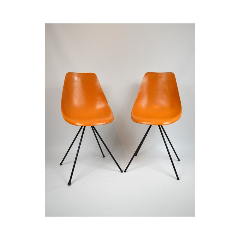 French vintage chair, Jean-René PICARD - 50s