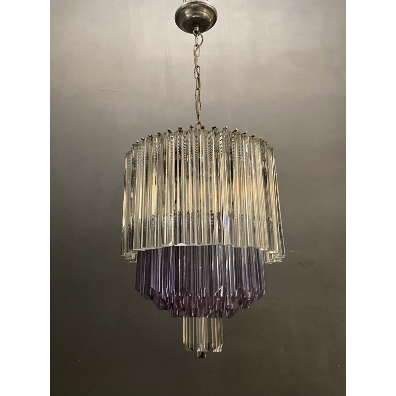 Large vintage Murano Glass Chandelier
