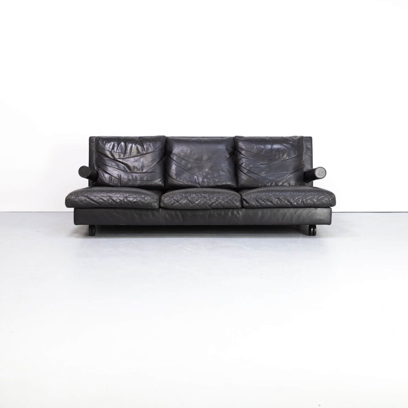 Vintage Antonio Citterio "baisity" 3 seat sofa for B&B, Italy 1980s