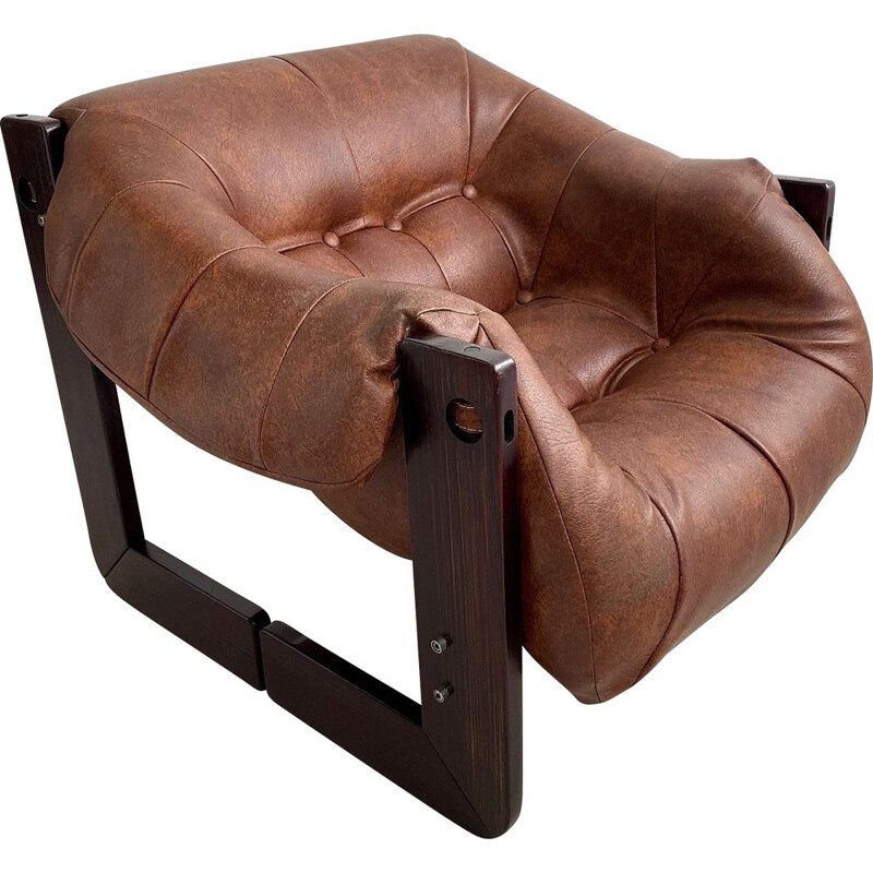 Cadeira moderna de sala de estar Vintage Percival Lafer