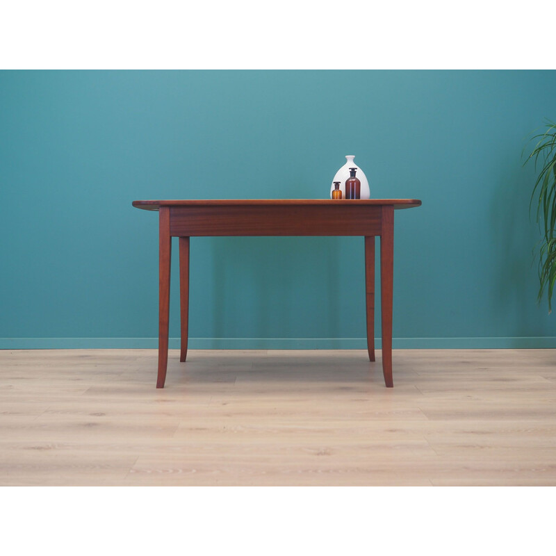 Vintage Mahogany table, Denmark 1970s