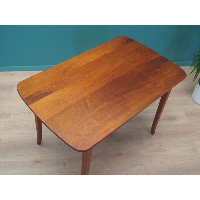 Vintage mahonie tafel, Denemarken 1970