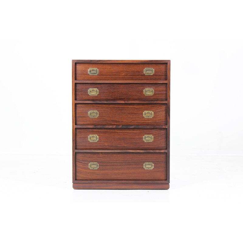 Silkeborg Møbelfabrik "Alabama" chest of drawers in Rio rosewood, Henning KORCH - 1960s