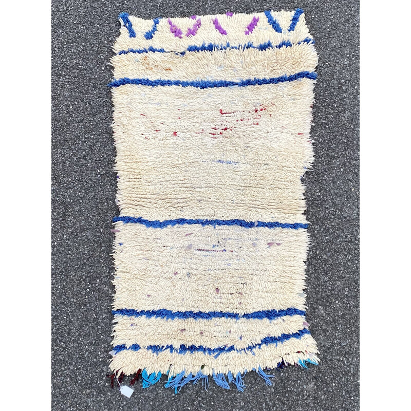 Vintage Beni Ouarain Berber Carpet