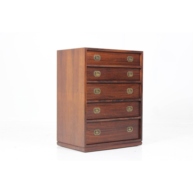 Silkeborg Møbelfabrik "Alabama" chest of drawers in Rio rosewood, Henning KORCH - 1960s