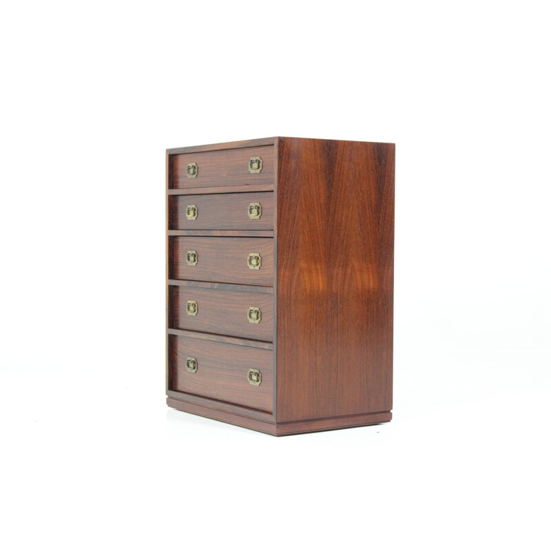 Silkeborg Møbelfabrik "Alabama" chest of drawers in Rio rosewood, Henning KORCH - 1960s