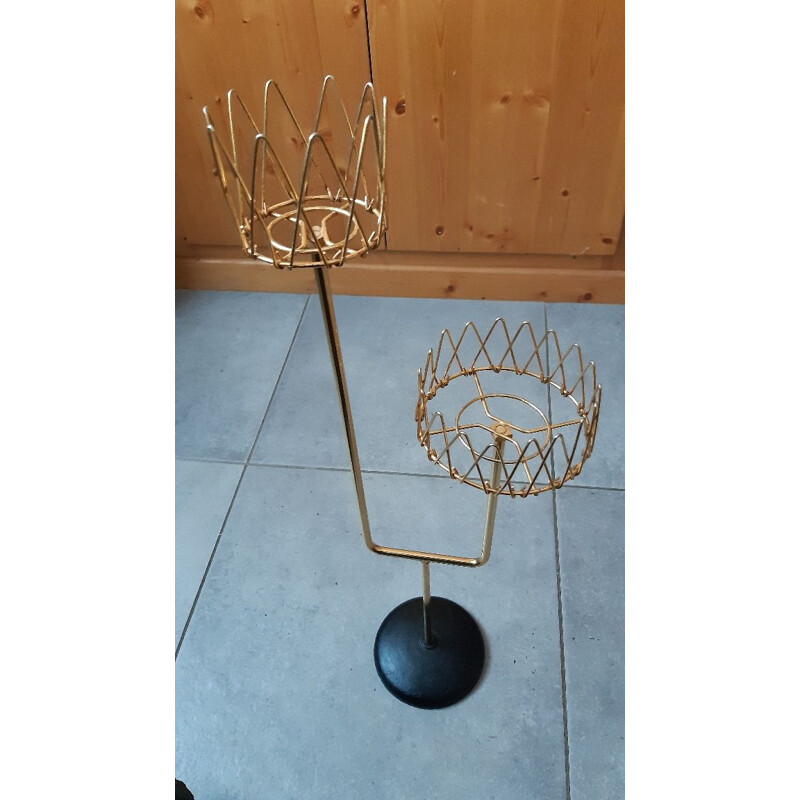 Vintage brass plant holder 1960s