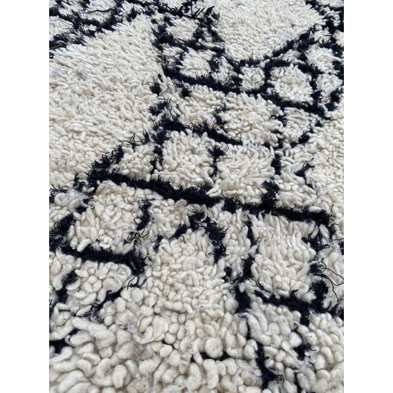 Tapis vintage berbere couloir Beni Ouarain