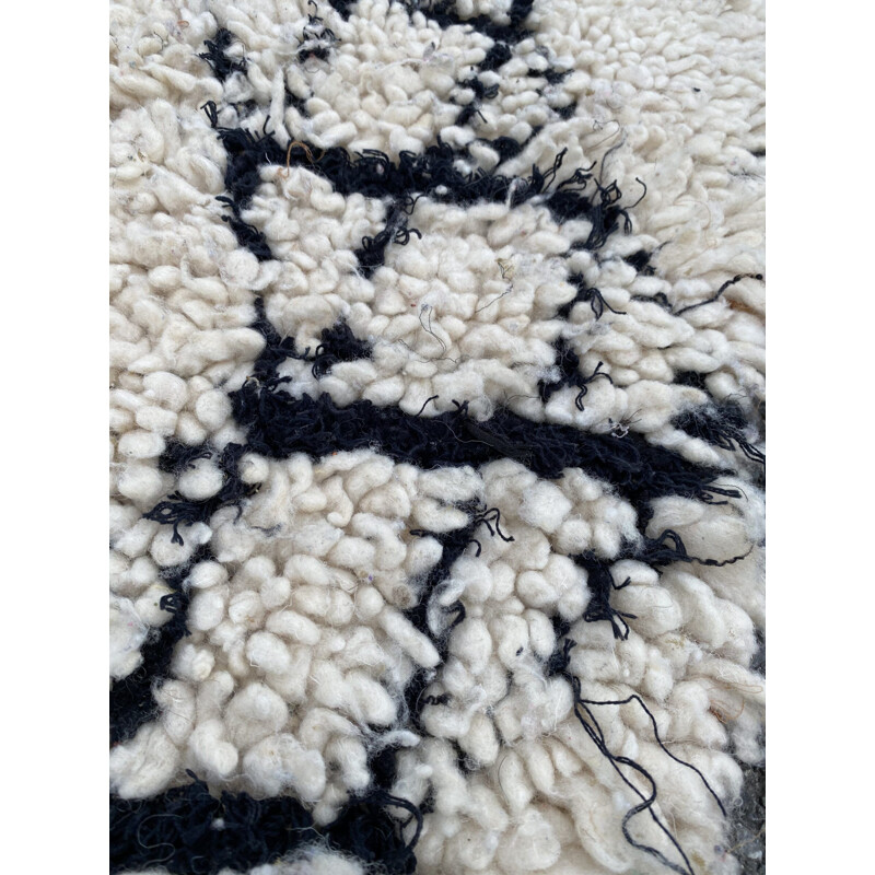 Tapis vintage berbere couloir Beni Ouarain