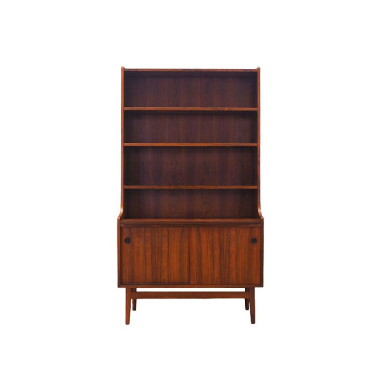 Vintage Rosewood bookcase by Johannes Sorth by Bornholm, Danish 1960s