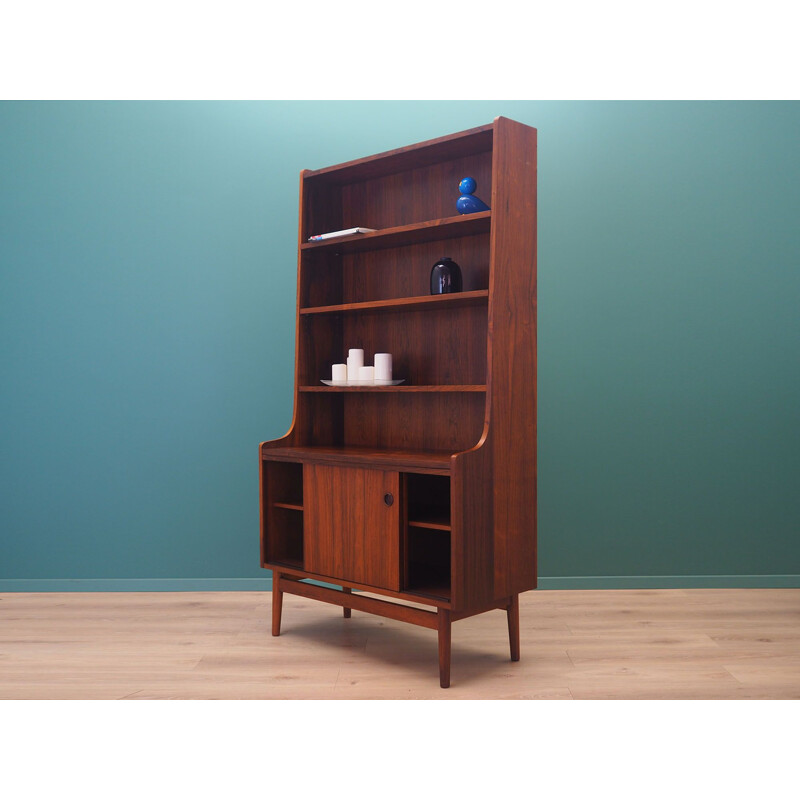 Vintage Rosewood bookcase by Johannes Sorth by Bornholm, Danish 1960s