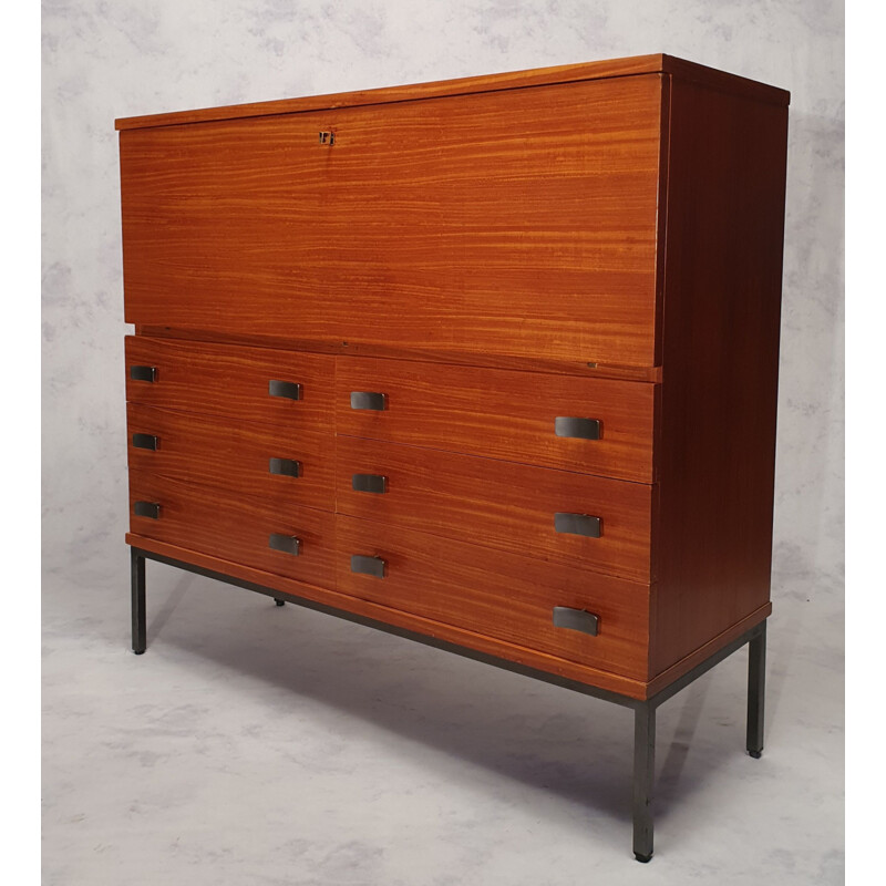 Vintage secretary by Philippon & Lecoq Pour Degorre 1957s