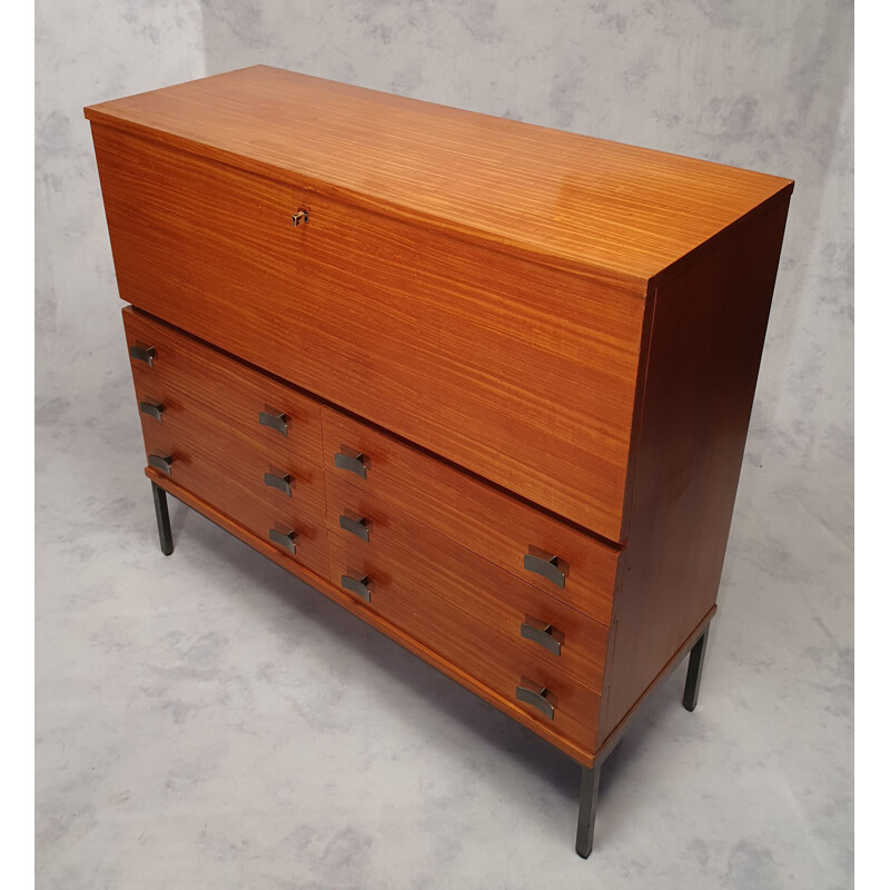 Vintage secretary by Philippon & Lecoq Pour Degorre 1957s