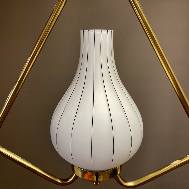 Vintage hanging lamp, Scandinavian 1950s