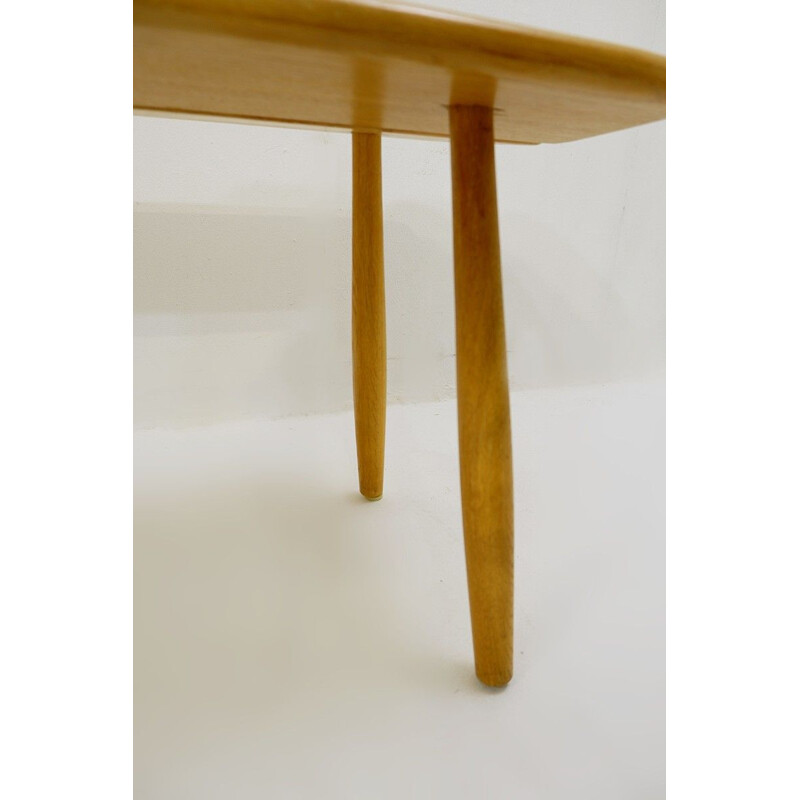 Vintage oak bench by Carl Gustaf Boulogner for AB Bröderna Wigells Stolfabrik 1950s