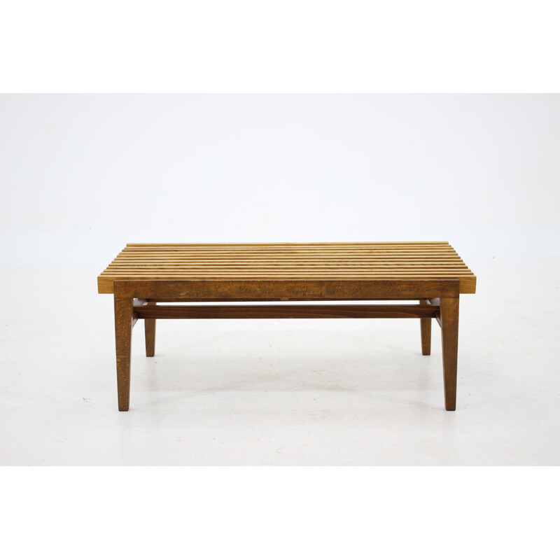 Vintage Flower Bench Stand F. Mezulanik Czechoslovakia 1960s