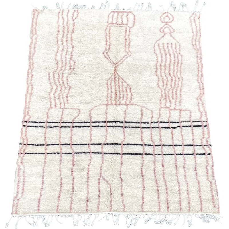 Vintage Berber azilal carpet