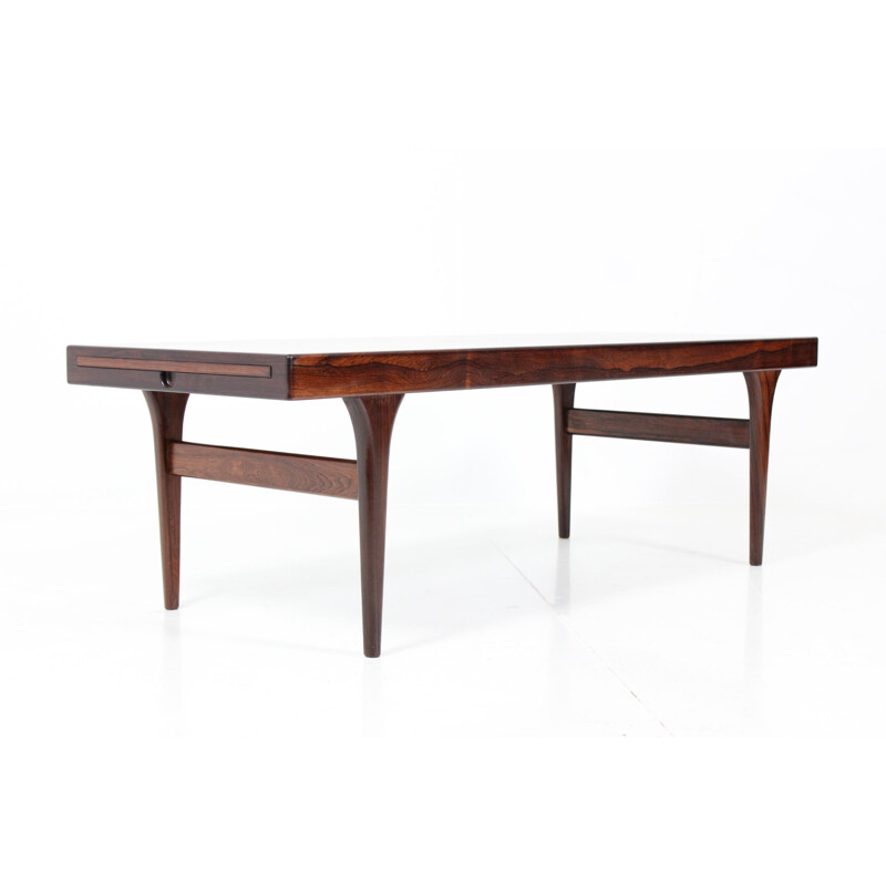 CFC Silkeborg coffee table in rosewood, J. ANDERSEN - 1960s