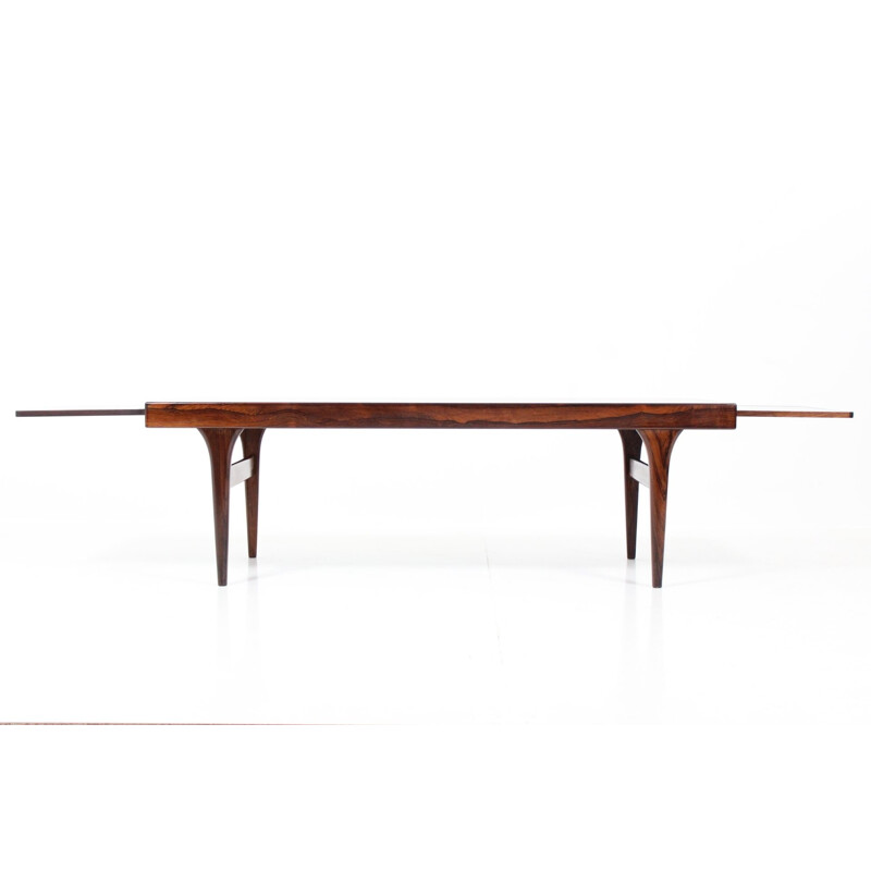 Table basse CFC Silkeborg en palissandre, J. ANDERSEN - 1960