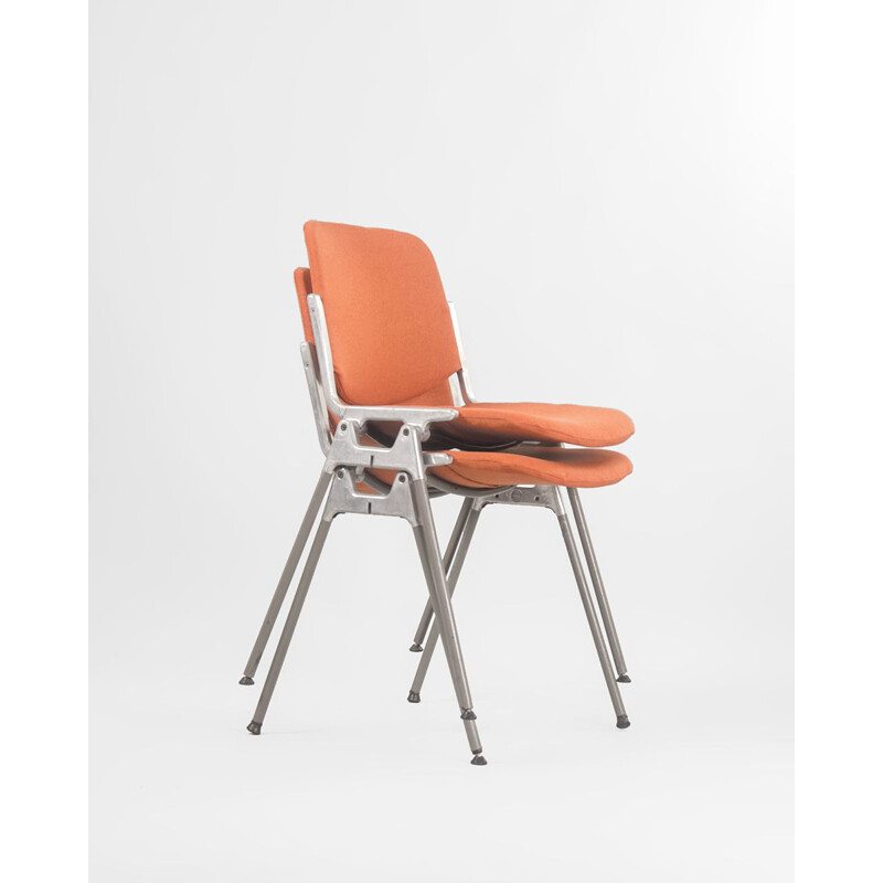 Ein Paar Vintage-Stühle DSC 106 von Giancarlo Piretti für Anonima Casteli 1965