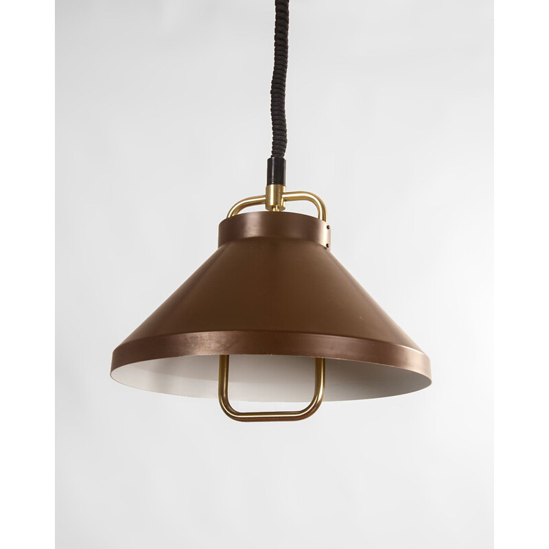 Lampada a sospensione vintage di J. Hammerborg per Fog e Mørup