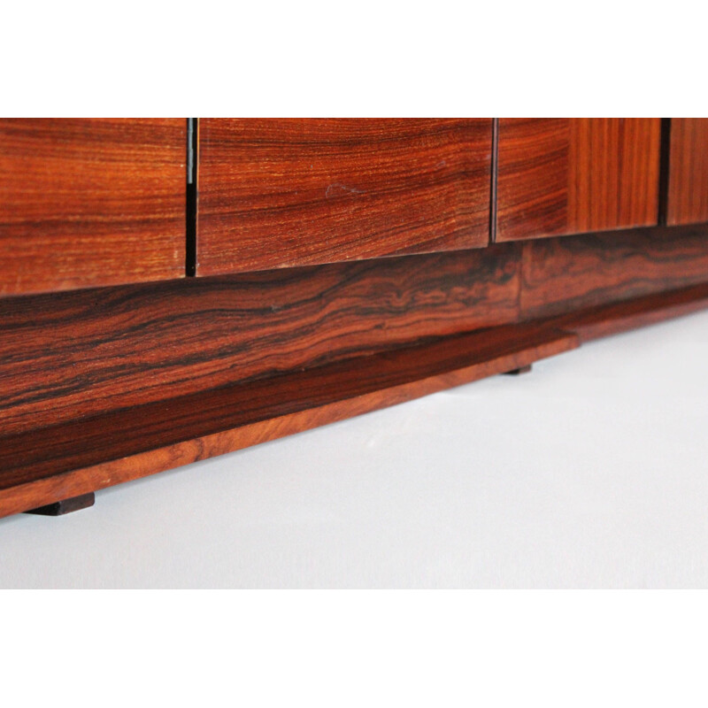 Vintage Mahogany Sideboard Mid-Century  by Dassi Italian 1950s