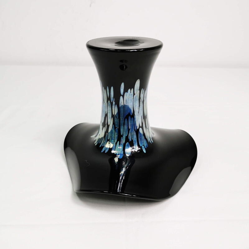 Vintage Glass vase by E. Eisch, Germany 1970s