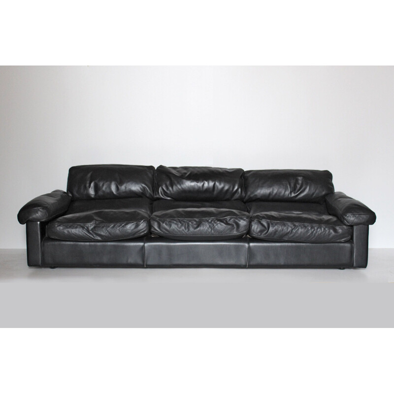 Vintage leather sofa for Poltrona Frau 1980 