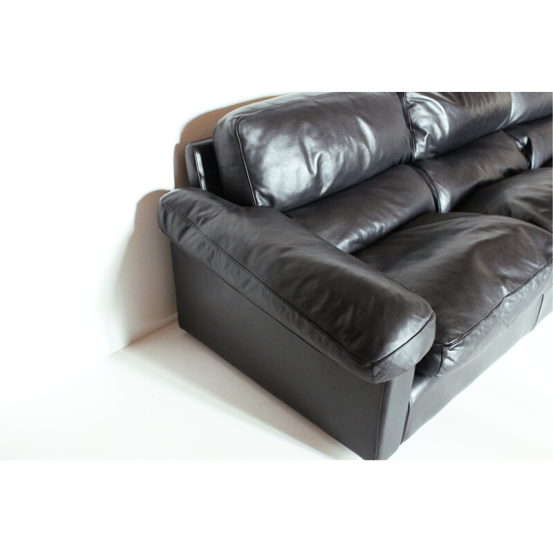 Vintage leather sofa for Poltrona Frau 1980 