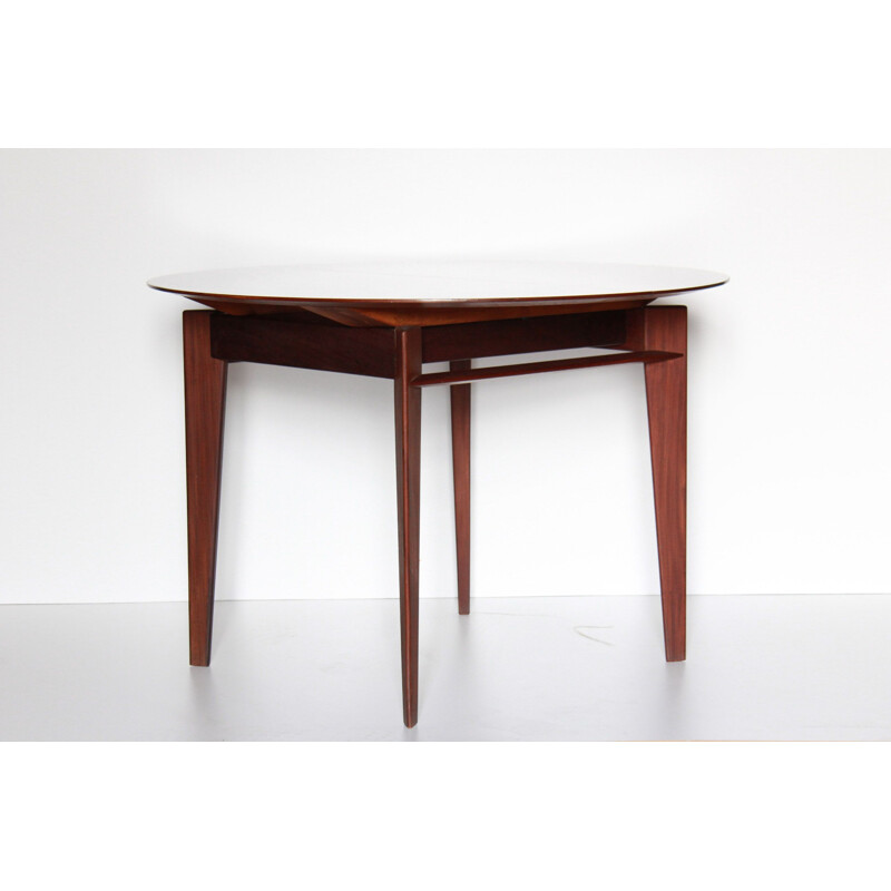 Vintage Extendible Dining Table in Teak by Vittorio Dassi 1950s