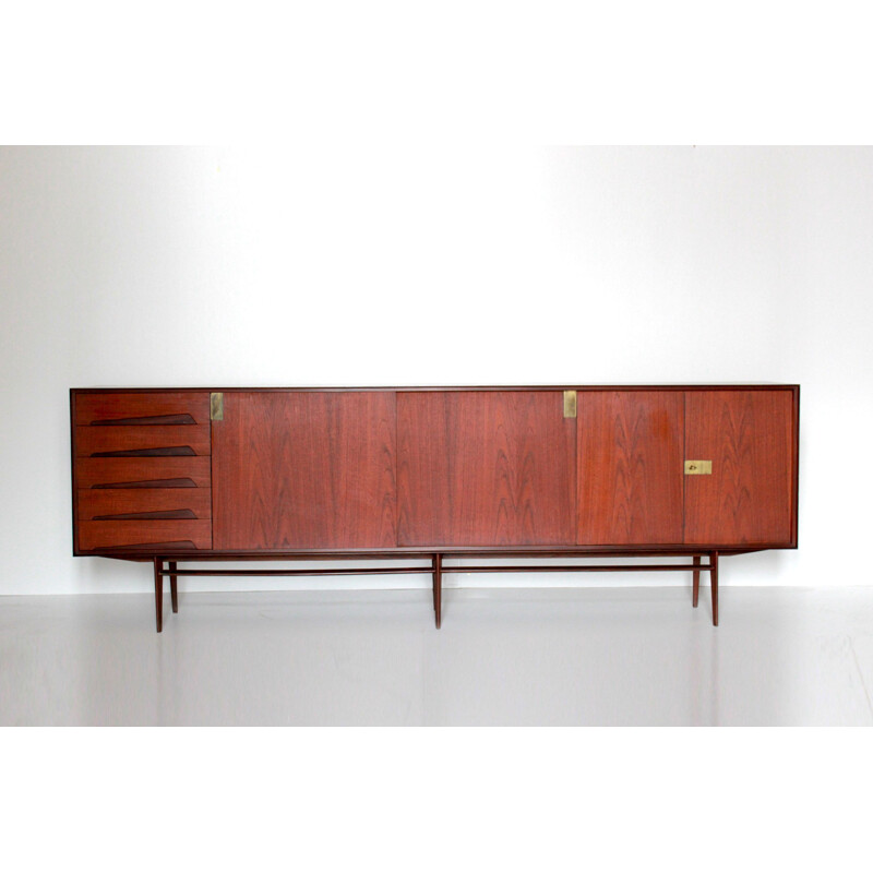 Vintage Sideboard Designed by Edmondo Palutari for Vittori Dassi 1950s 