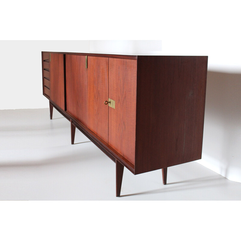 Vintage Sideboard Designed by Edmondo Palutari for Vittori Dassi 1950s 