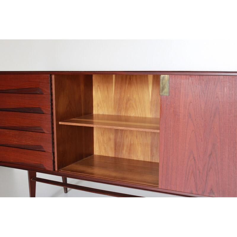 Vintage Sideboard Designed by Edmondo Palutari for Vittori Dassi 1950s 