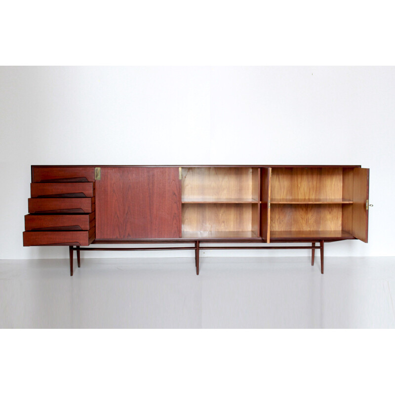 Vintage Sideboard Designed by Edmondo Palutari for Vittori Dassi 1950s 