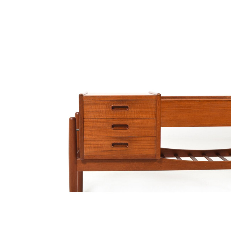 Vintage Teak Planter  Entry Table by Arne Wahl Iversen 1960s