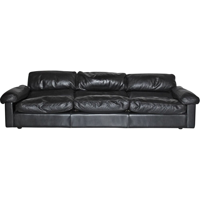 Vintage leather sofa for Poltrona Frau 1980 