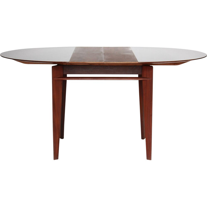 Vintage Extendible Dining Table in Teak by Vittorio Dassi 1950s