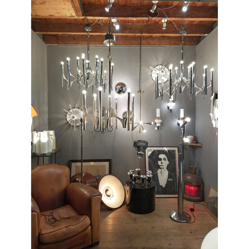 Vintage chandelier by Gaetano Sciolari