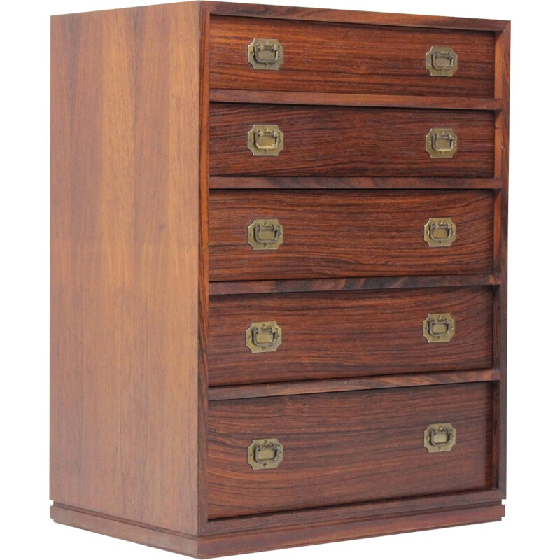 Silkeborg Møbelfabrik "Alabama" chest of drawers in Rio rosewood, Henning KORCH - 1960s